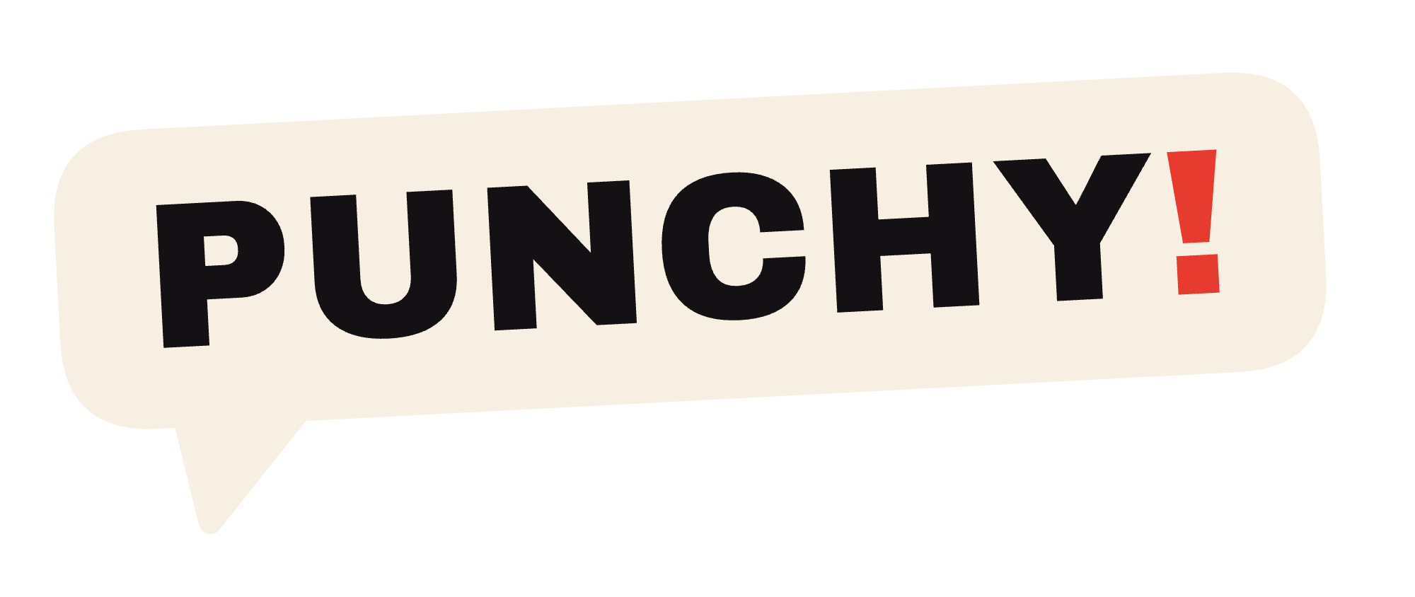 Punchy logo for dark backgrounds